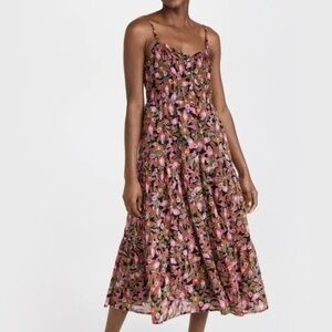 Banjanan. Beryl Cotton Midi Dress.